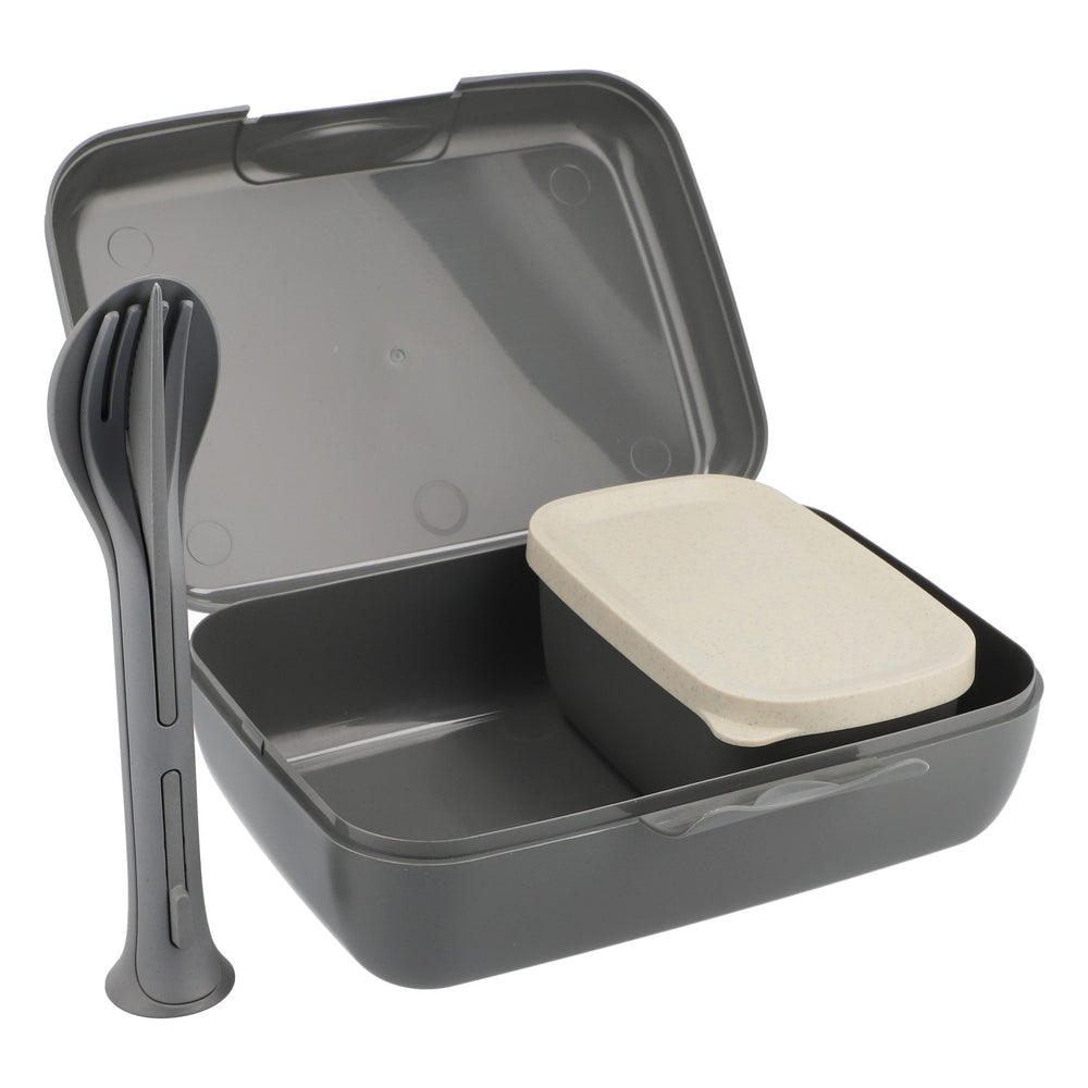 Koziol Lunchbox Set mit Dose Besteck-Set CANDY READY Brotdose