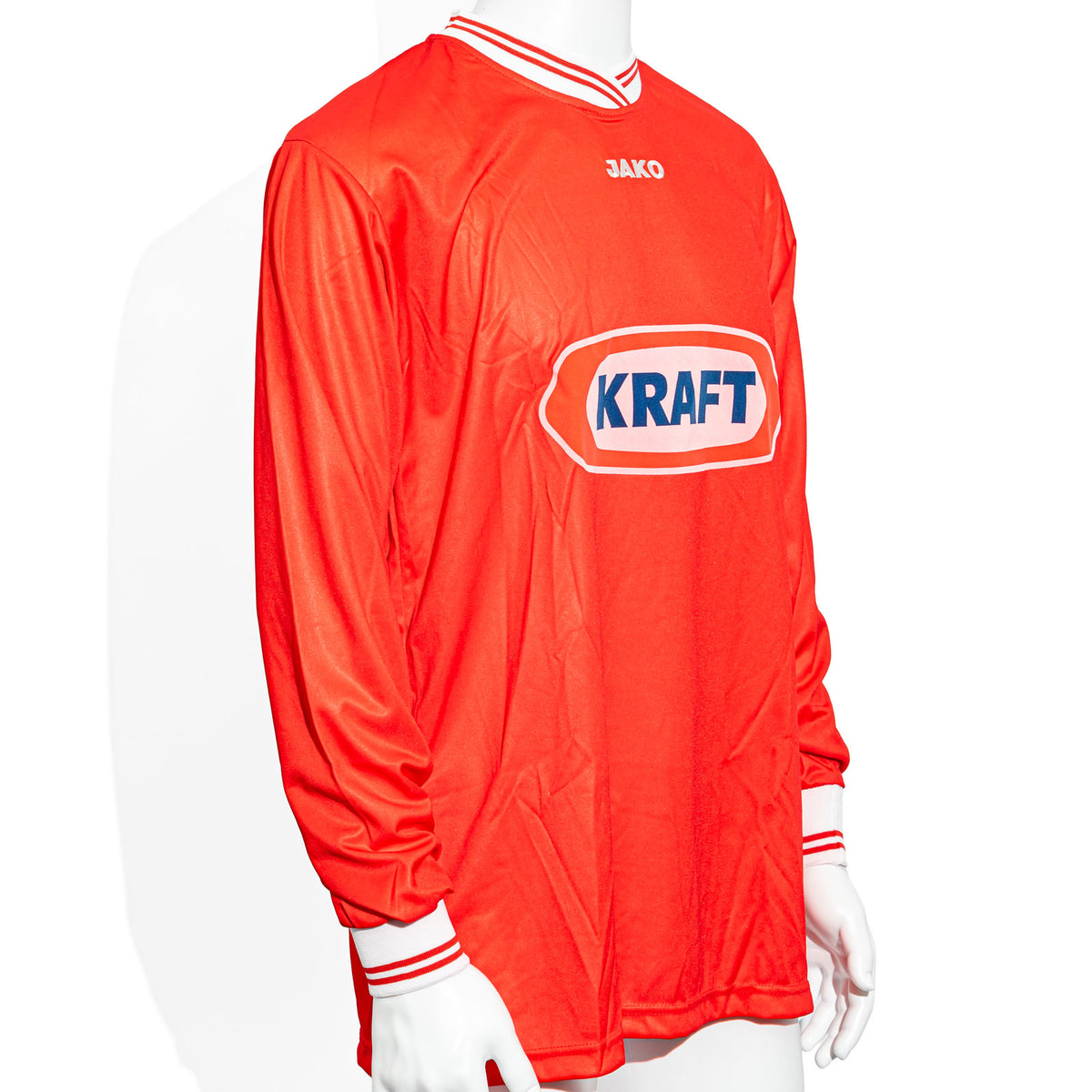 Kraft Jako T-Shirt Trikot Langarm Gr. XL Rückennummer 5 rot – Ansicht 2