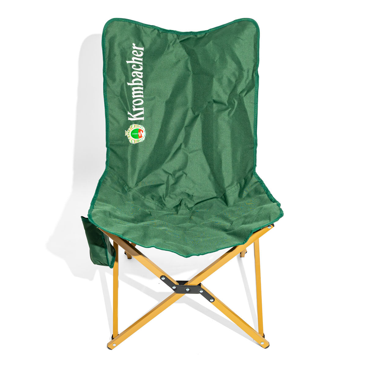 Krombacher Bier Outdoor Campingstuhl Anglerstuhl faltbar Grün – Ansicht 4
