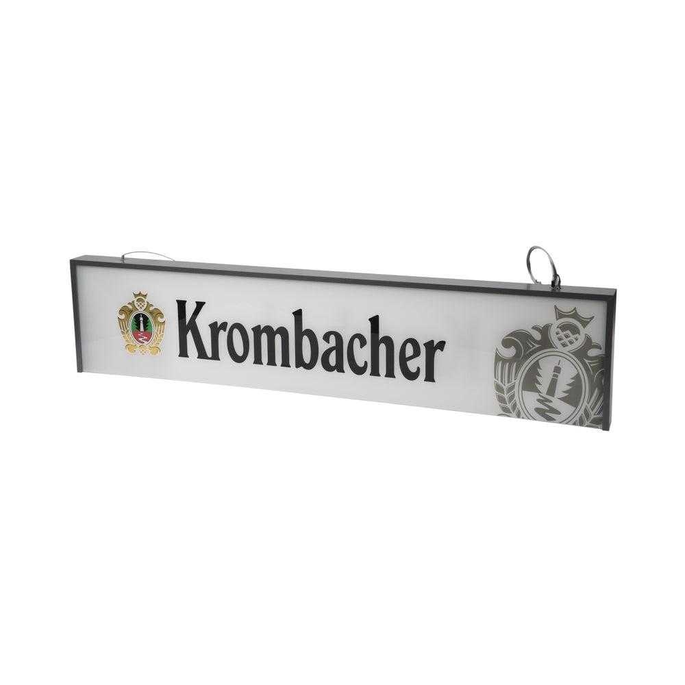 Krombacher Bier Thekenleuchte Leuchtreklame Lightbox LED Schild Tafel Gastro Bar