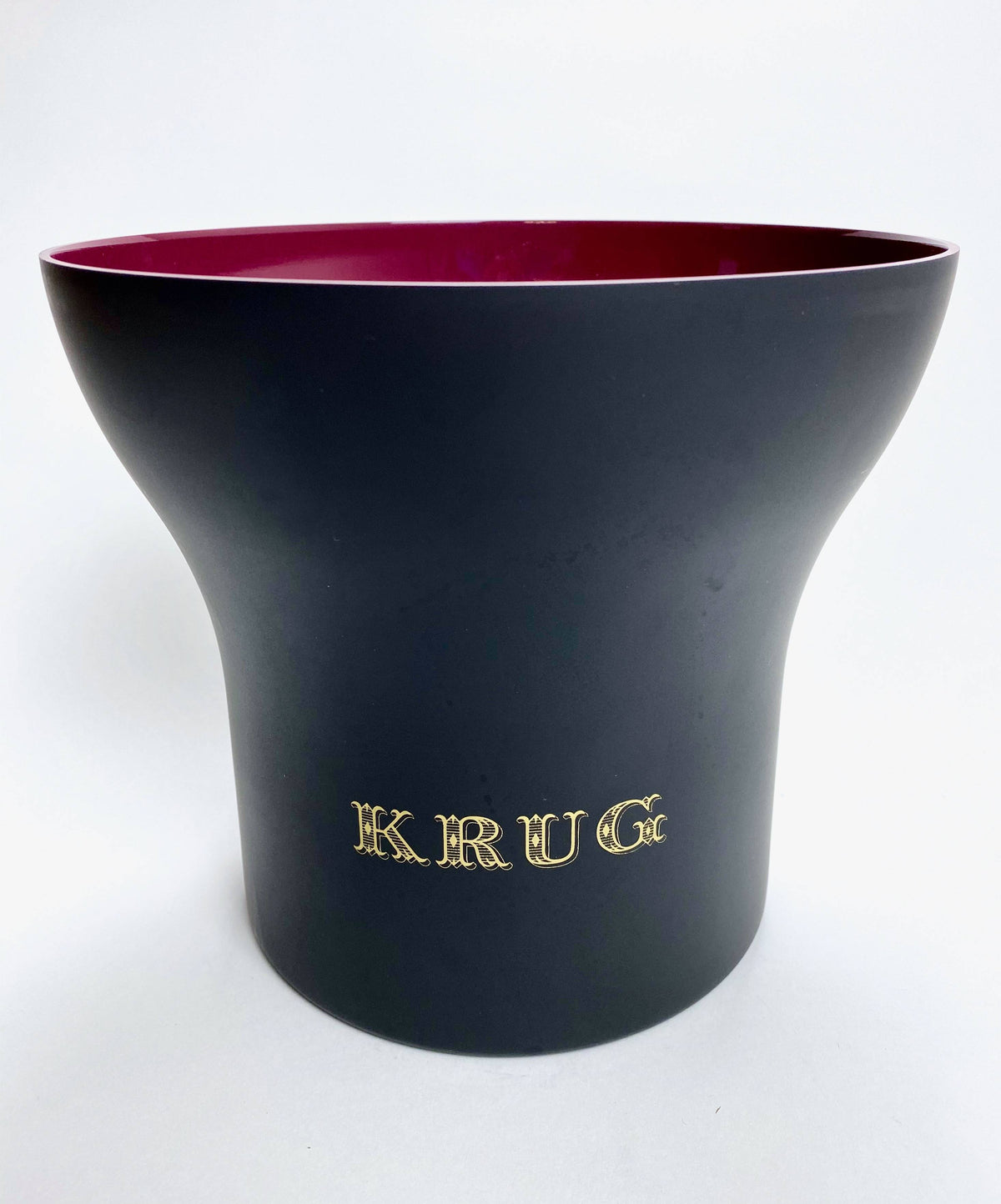 Krug Champagner Flaschenkühler Eiswürfelbehälter Metall single schwarz/lila