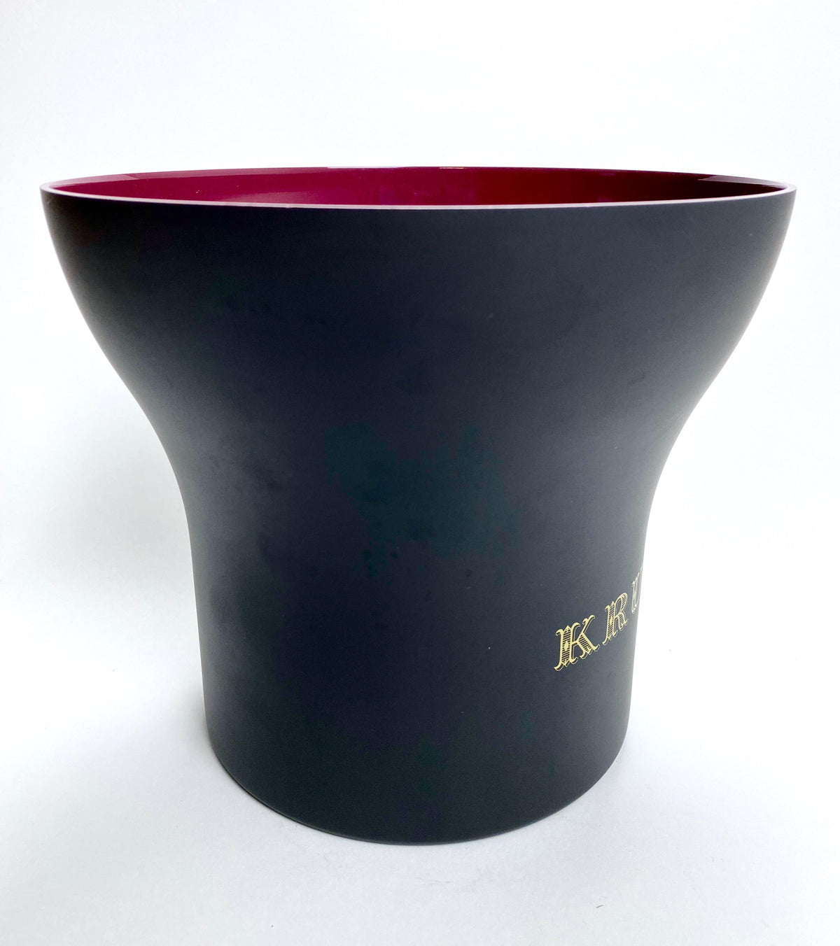 Krug Champagner Flaschenkühler Eiswürfelbehälter Metall single schwarz/lila – Ansicht 3