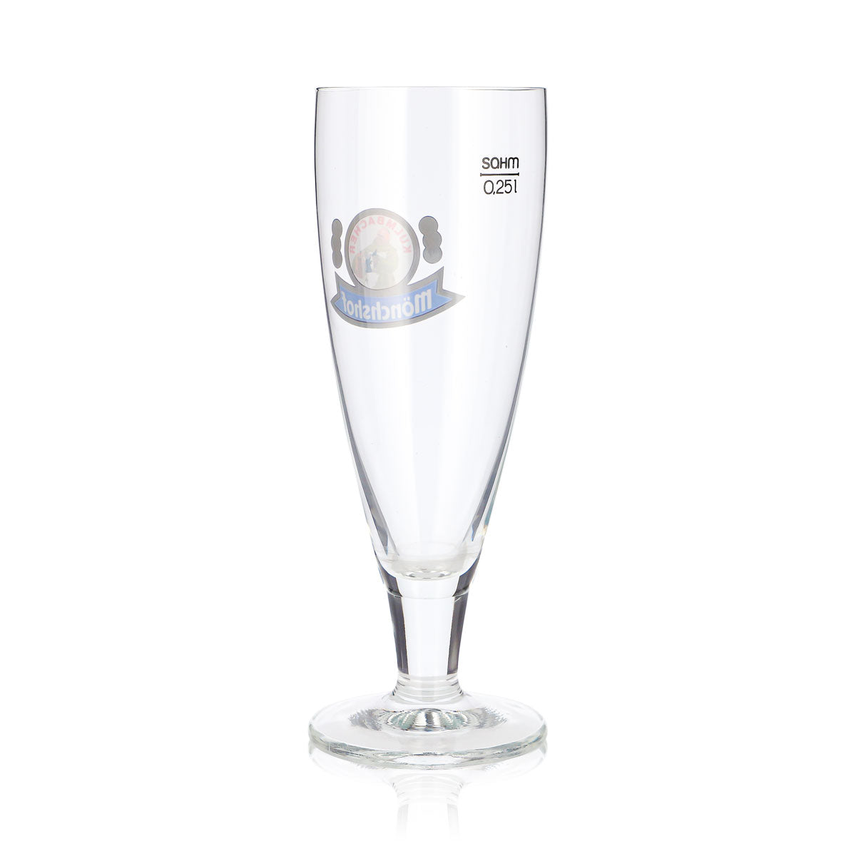 Kulmbacher Reichelbräu Bier Glas 0,25l Pokal Mönchshof Sahm – Ansicht 4