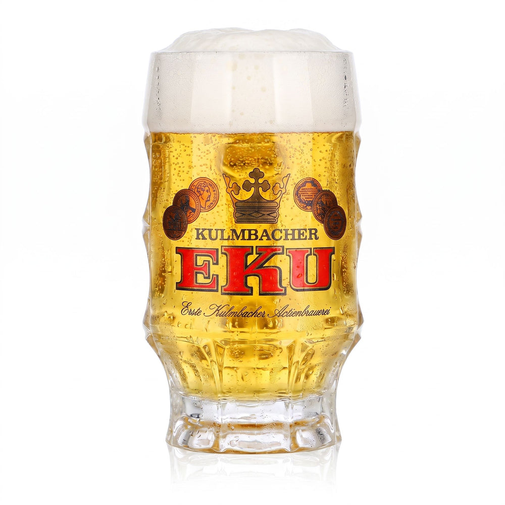 Kulmbacher Reichelbräu Bier Glas 0,2l Krug Eku Relief