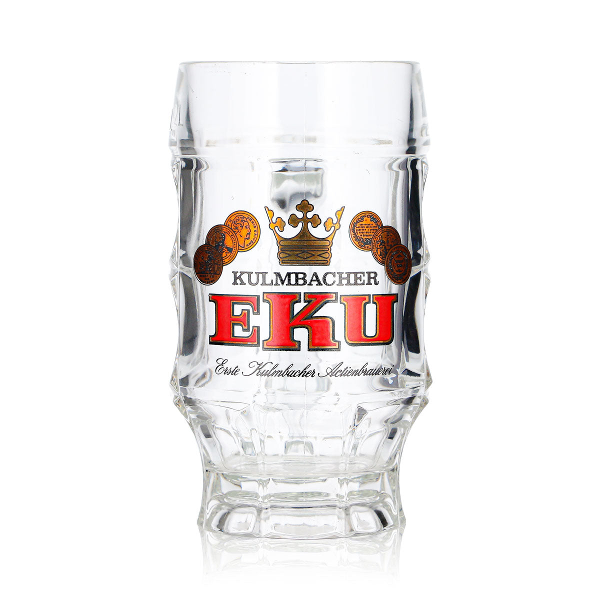 Kulmbacher Reichelbräu Bier Glas 0,2l Krug Eku Relief – Ansicht 2