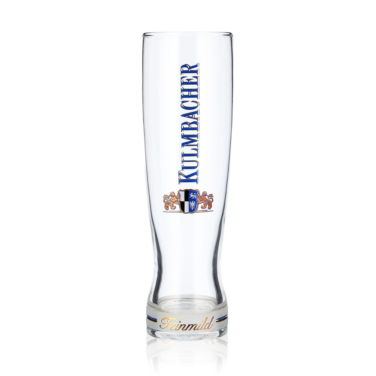 Kulmbacher Reichelbräu Bier Glas 0,38l Feinmild Logo längs