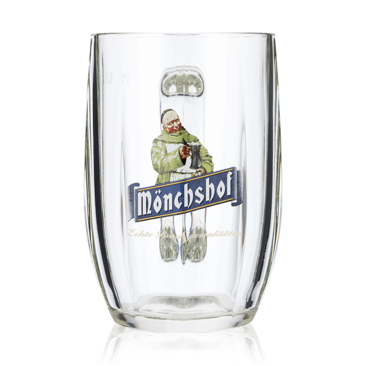 Kulmbacher Reichelbräu Bier Glas 0,5l Glaskrug Seidel Mönchshof Sahm