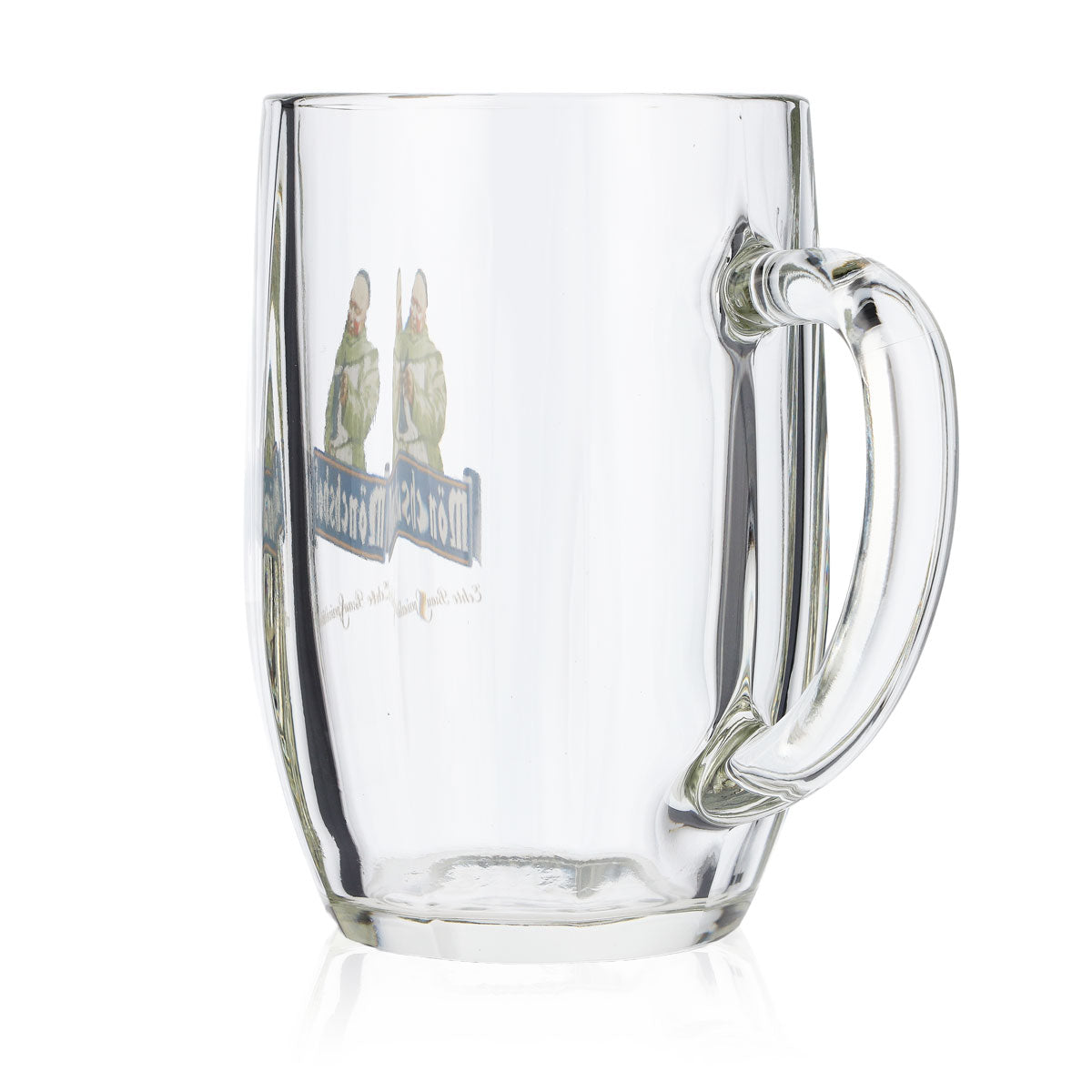 Kulmbacher Reichelbräu Bier Glas 0,5l Glaskrug Seidel Mönchshof Sahm – Ansicht 4