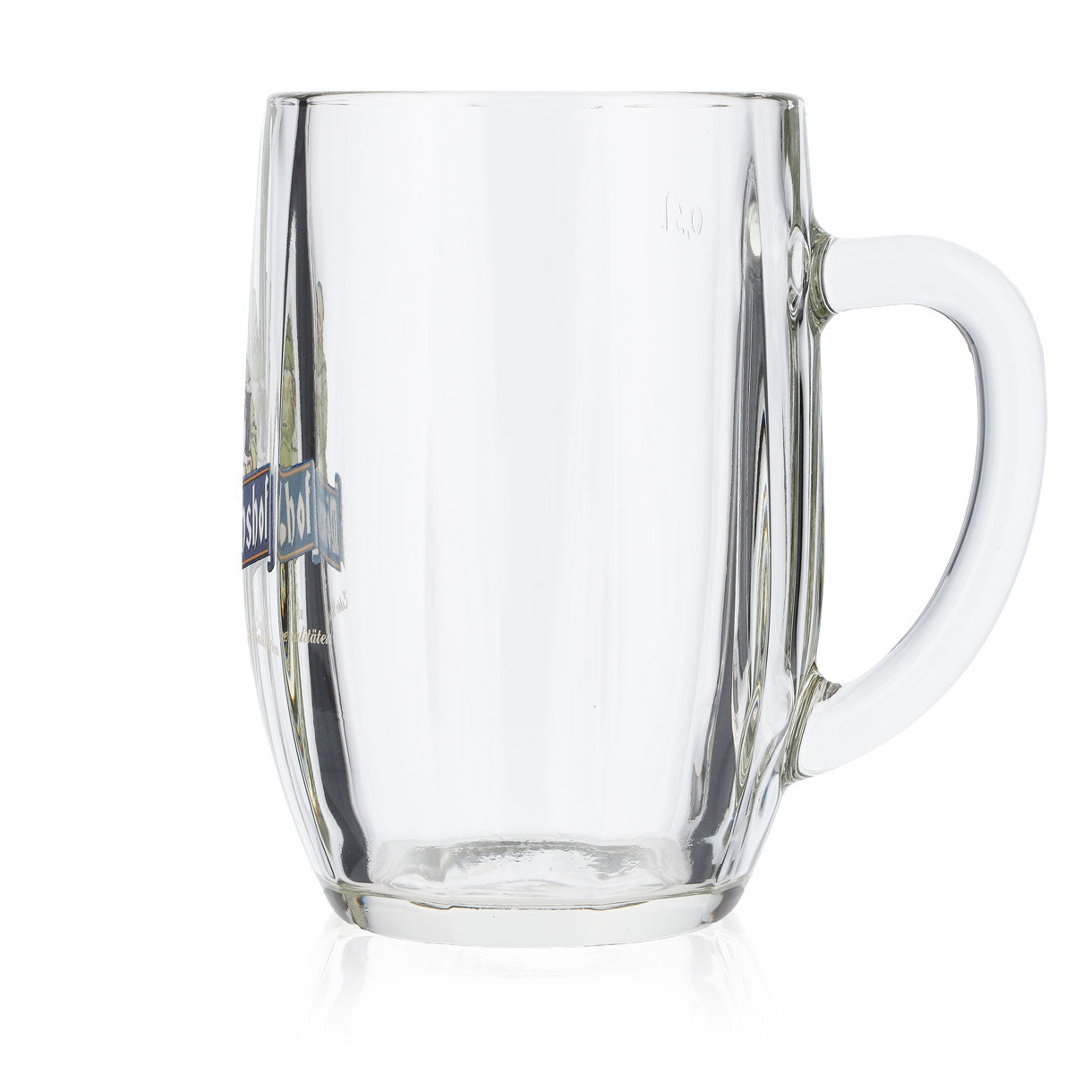 Kulmbacher Reichelbräu Bier Glas 0,5l Glaskrug Seidel Mönchshof Sahm – Ansicht 5