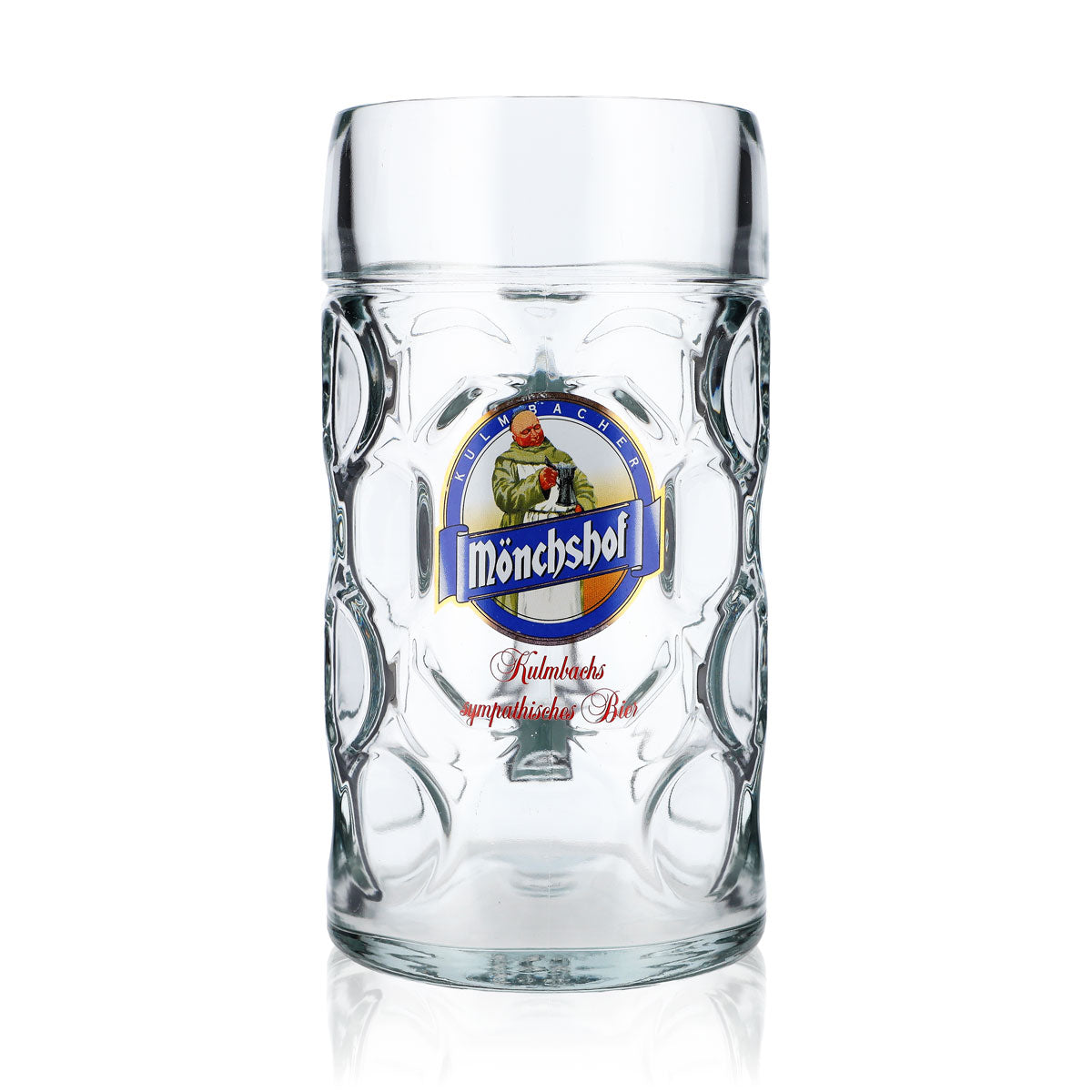 Kulmbacher Reichelbräu Bier Glas 1l Krug Kulmbachs sypatisches Bier