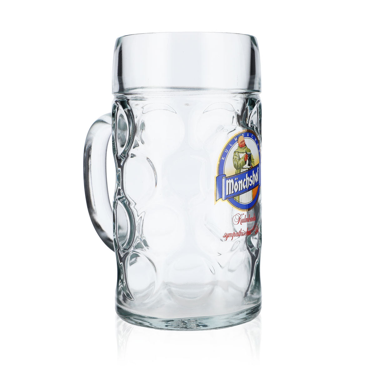 Kulmbacher Reichelbräu Bier Glas 1l Krug Kulmbachs sypatisches Bier – Ansicht 2