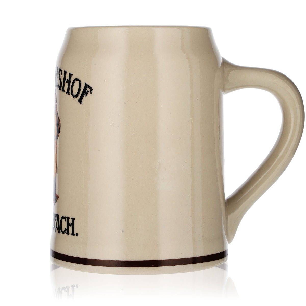 Kulmbacher Reichelbräu Bier Glas Mönchshof Steingut Krug Tonkrug Mönchshof – Ansicht 5