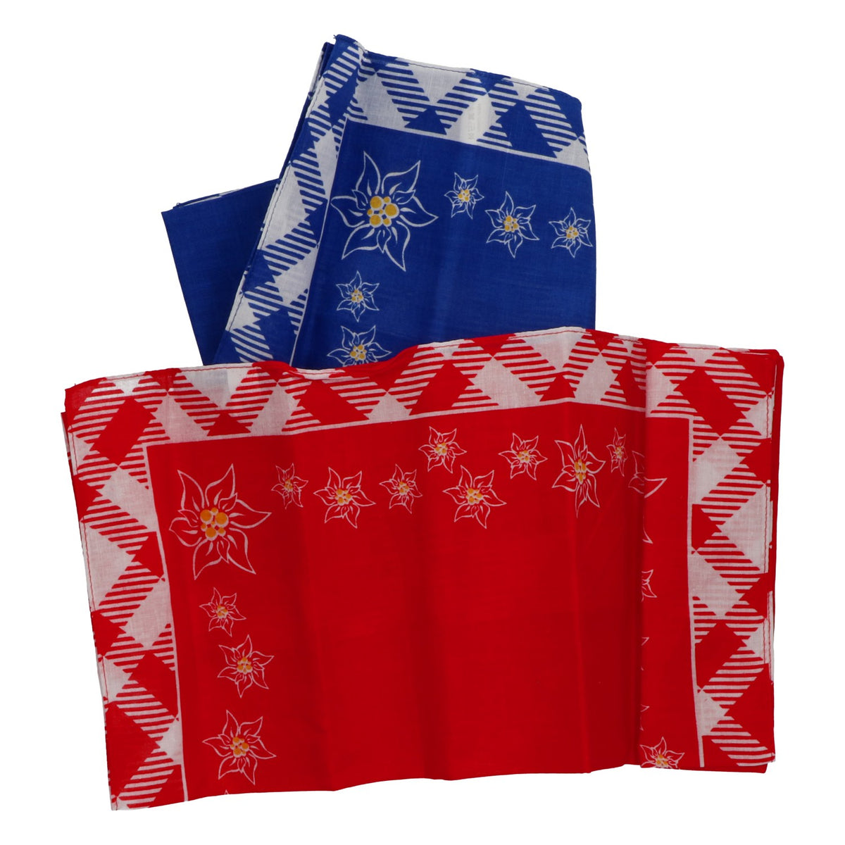 Kulmbacher Reichelbräu Trachtentücher Set blau/rot Bier Accessoire – Ansicht 2