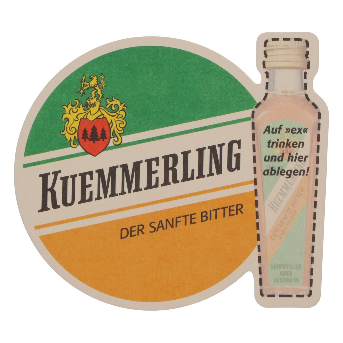 Kümmerling Likör Bierdeckel Untersetzer Röntgenbrille – Ansicht 2