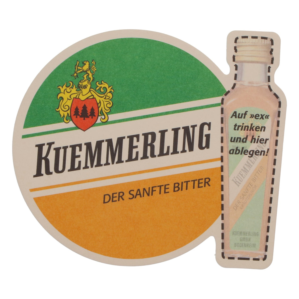 Kümmerling Likör Bierdeckel Untersetzer Spaß-Apotheke Wischias – Ansicht 2