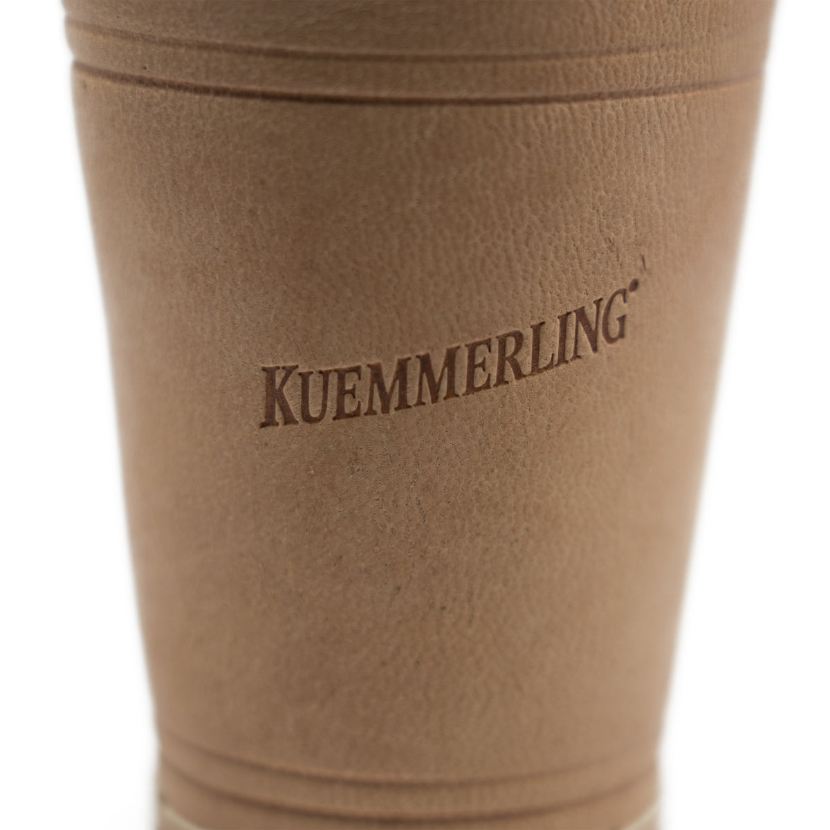 Kümmerling Likör Knobel Becher 3 Würfel Lederimitat braun Spiele Trinken Bar – Ansicht 4