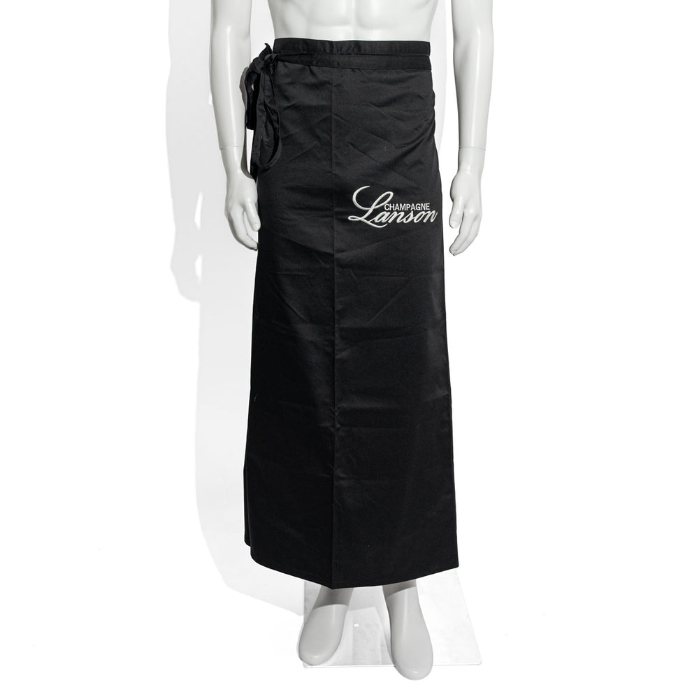 Lanson Champagner Schürze Barschürze Bistroschürze Schwarz Logo Horizontal