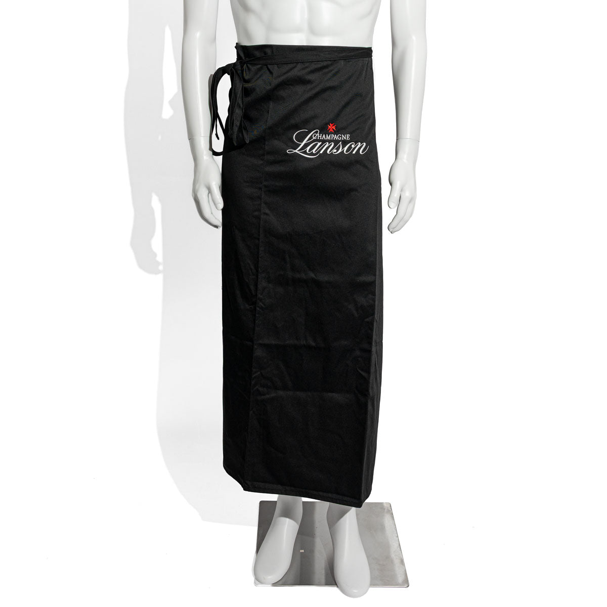 Lanson Champagner Schürze Barschürze Bistroschürze Schwarz Logo Schrift
