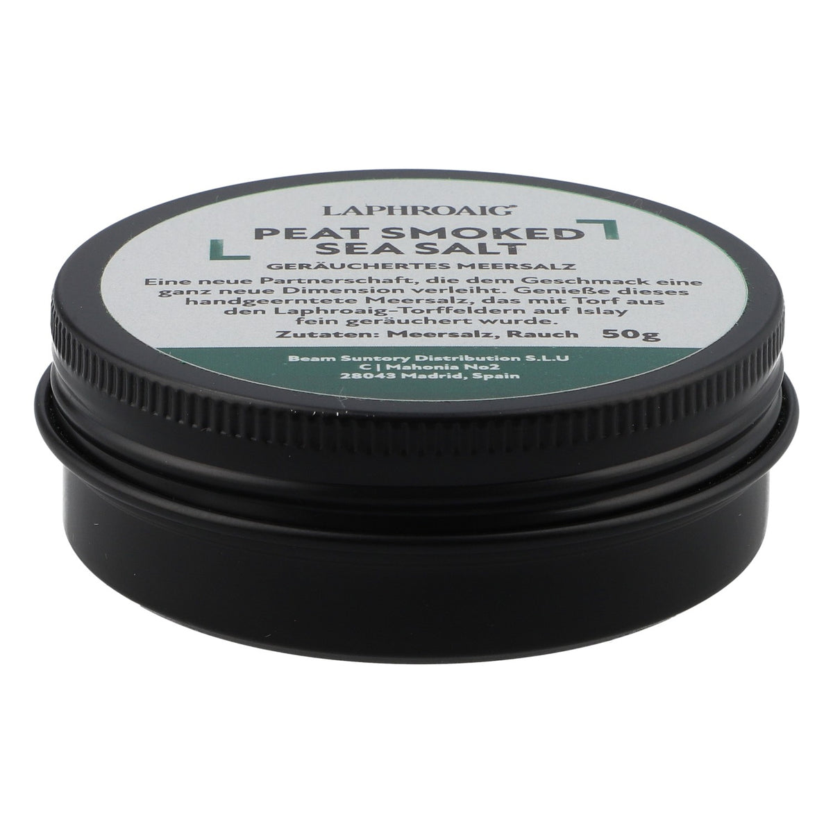 Laphroaig Whiskey Dose inkl. Geräuchertes Meersalz 50g Küchensalz