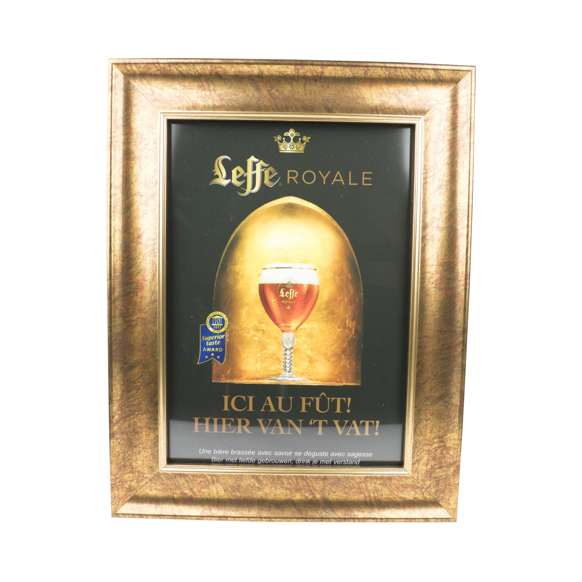 Leffe Bier Bild 55x43cm LED beleuchtet Royale Leuchtreklame Licht Tafel Bar