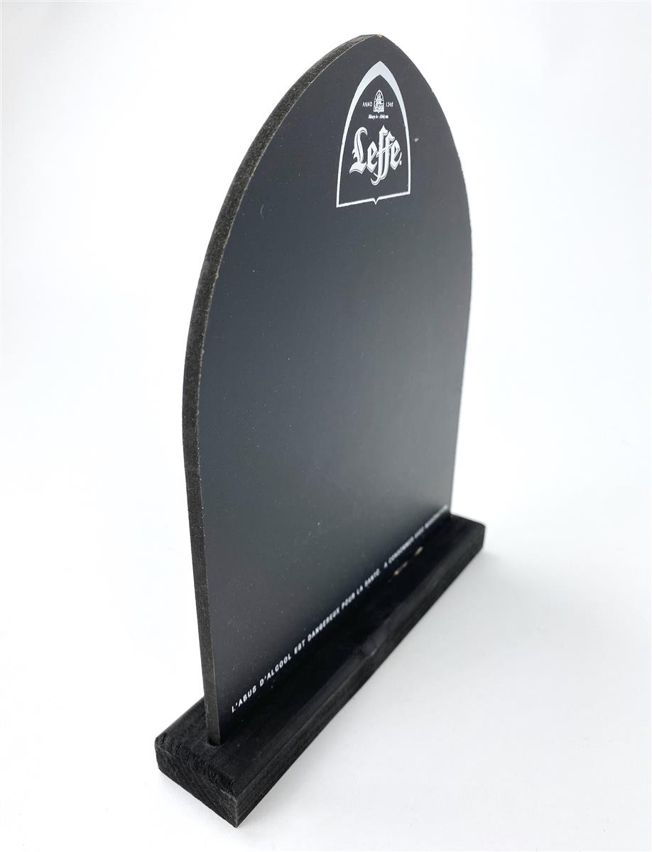 Leffe Bier Kreidetafel Tisch Aufsteller Karten Halter Menu Reserviert Schild Bar – Ansicht 4