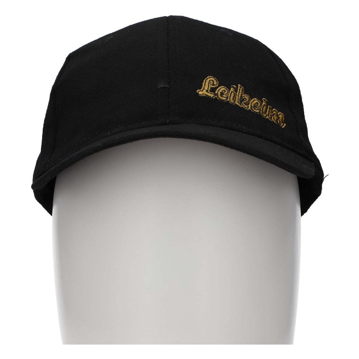 Leikeim Bier Cap Schildkappe Basecap schwarz verstellbar Mischgewebe – Ansicht 2