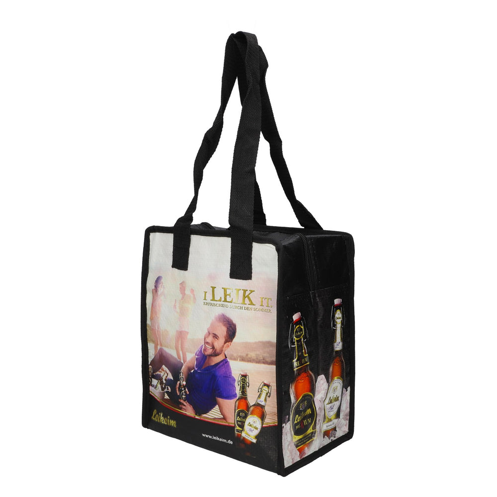 Leikeim Bier Tasche Kühltasche ISO schwarz neu Mischgewebe