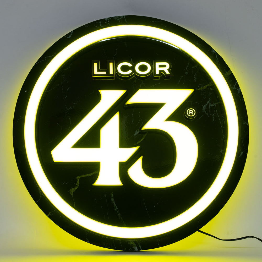 Likör 43 Leuchtreklame Luminated LED Wallsign Bardeko Merchandise Licor 43