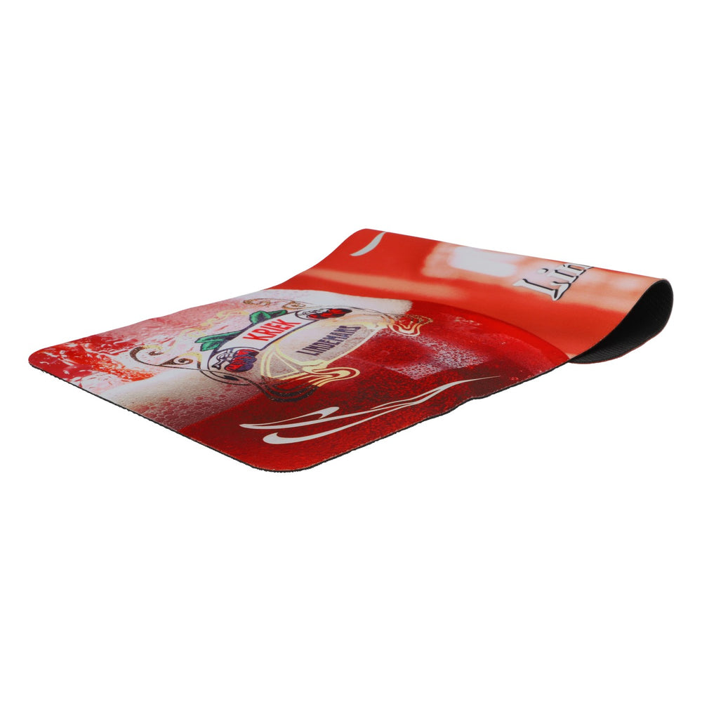 Lindemans Bier Barmatte Abtropfmatte Barzubehör 41x22 cm Rot Flach