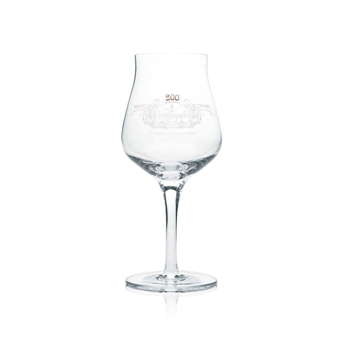 6x Lindemans Bier Glas 0,25l Pokal Tulpe Kelch Gläser Belgie Craftbeer Half Pint – Ansicht 2