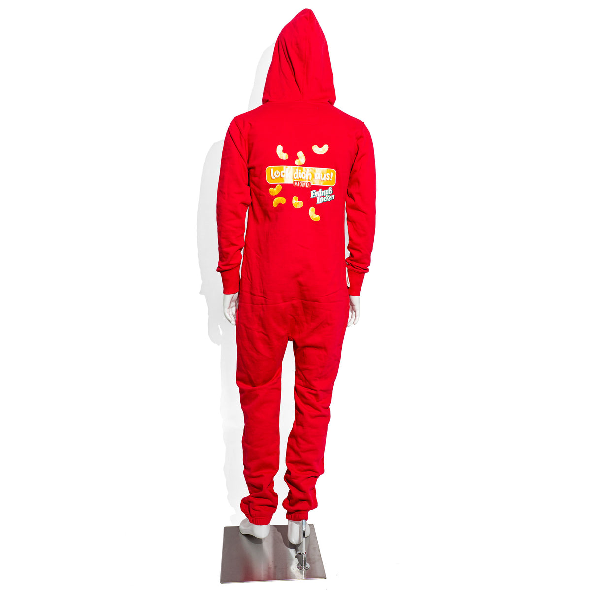 Lorenz Erdnuss Locken Jumpsuit Rot Größe M Moniz "Lock dich aus" – Ansicht 4