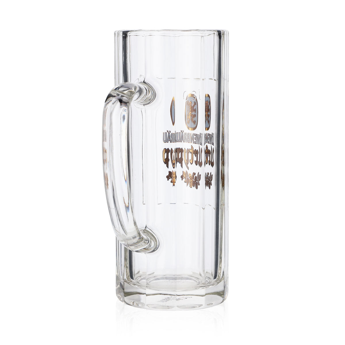 Löwenbräu Bierkrug Glas 0,3l Urtyp Humpen Seidel Kontur Gläser Brauerei Bayern – Ansicht 4