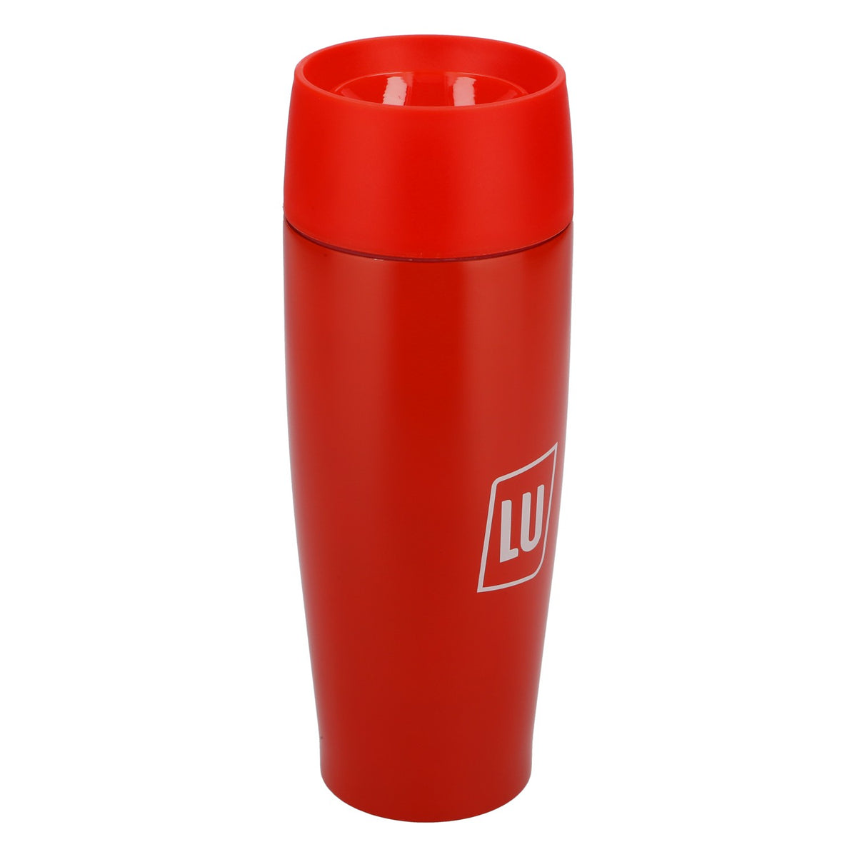 LU Keks Thermoskanne Trinkflasche Freizeitflasche Radsportflasche Aluminium Becher Rot – Ansicht 2