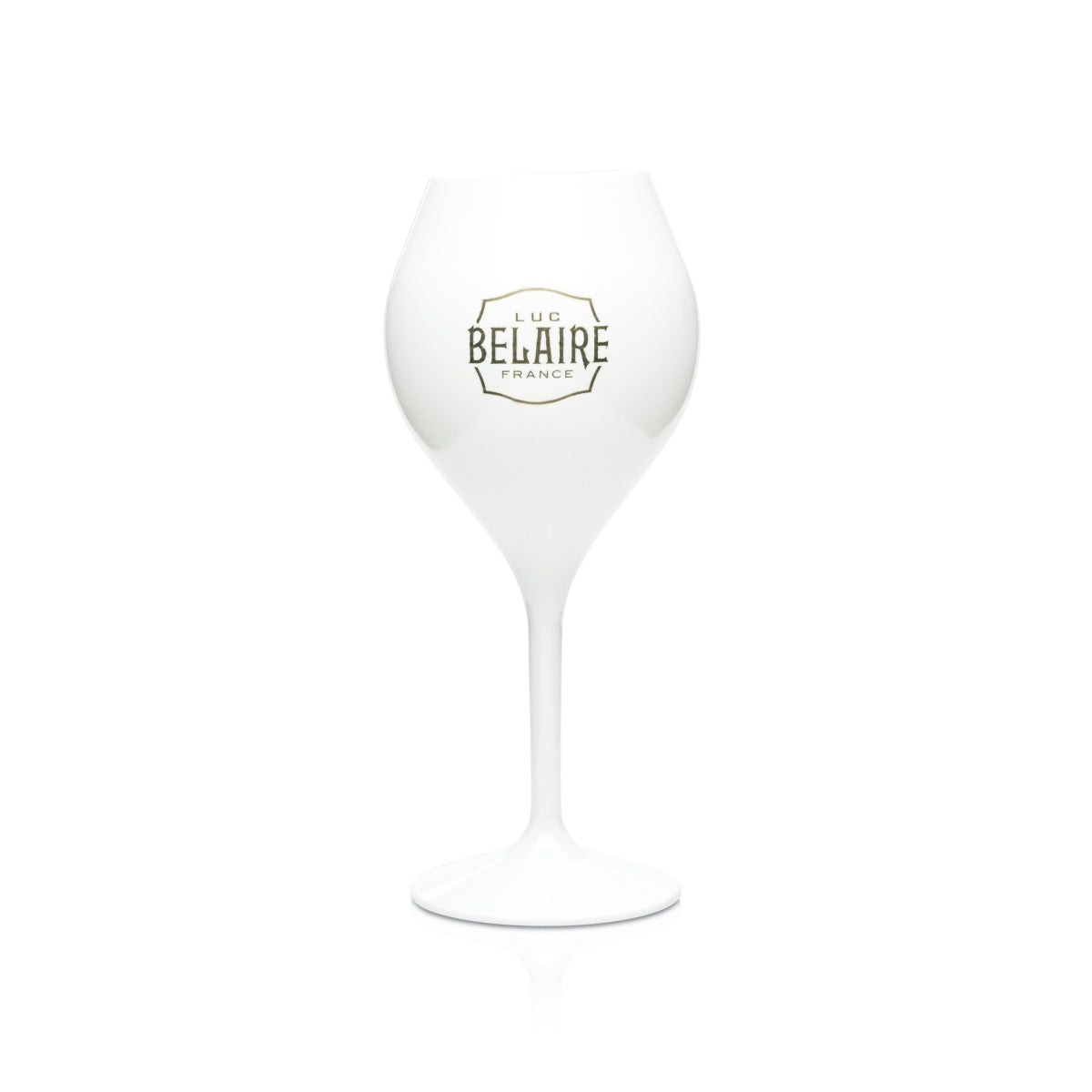 Luc Belaire Glas Kunststoff Becher 0,2l Flöte Weiß Schaumwein Outdoor Camping