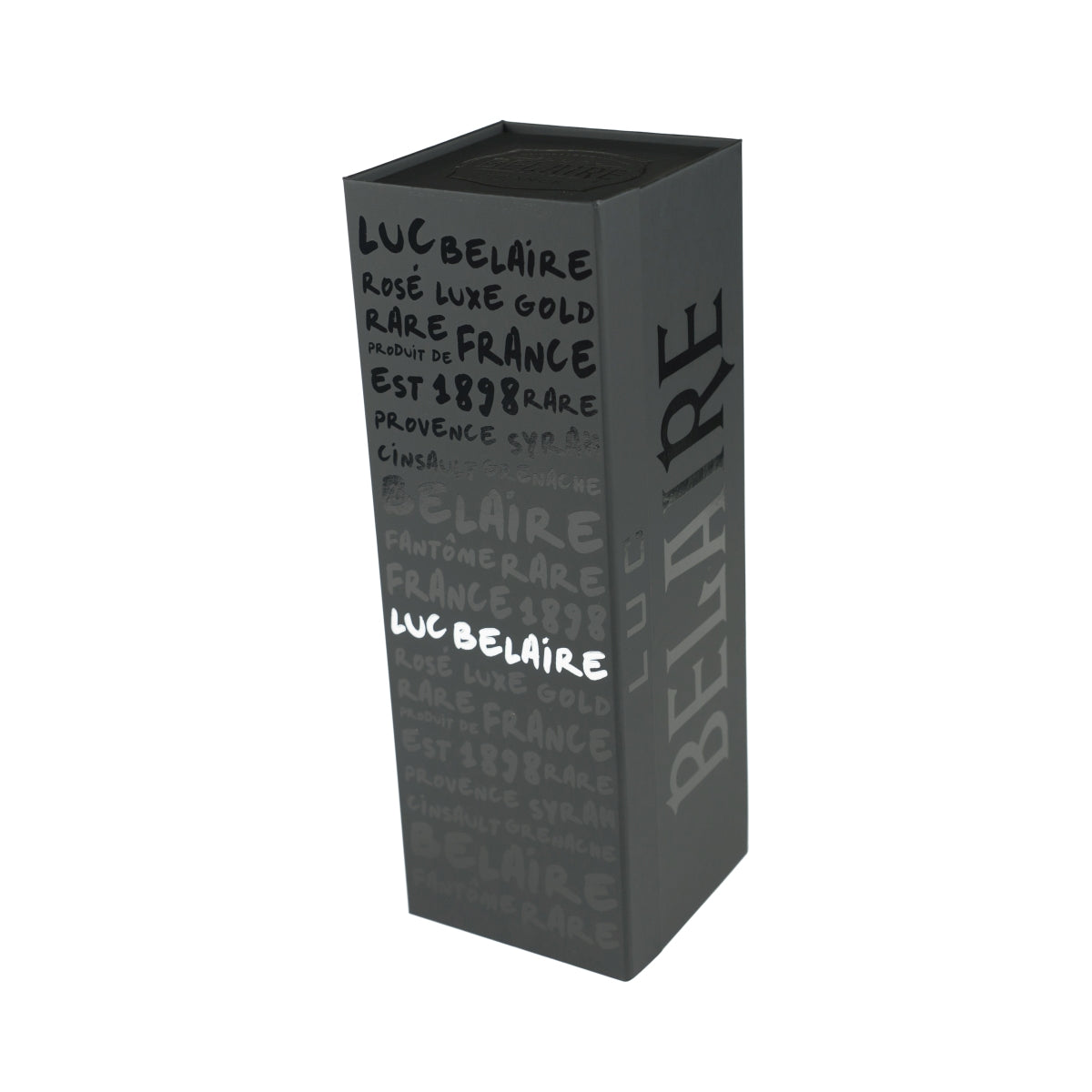 Luc Belaire Schaumwein Geschenkbox "Single" für 1 Flasche 0,75l Schwarz Deko – Ansicht 3
