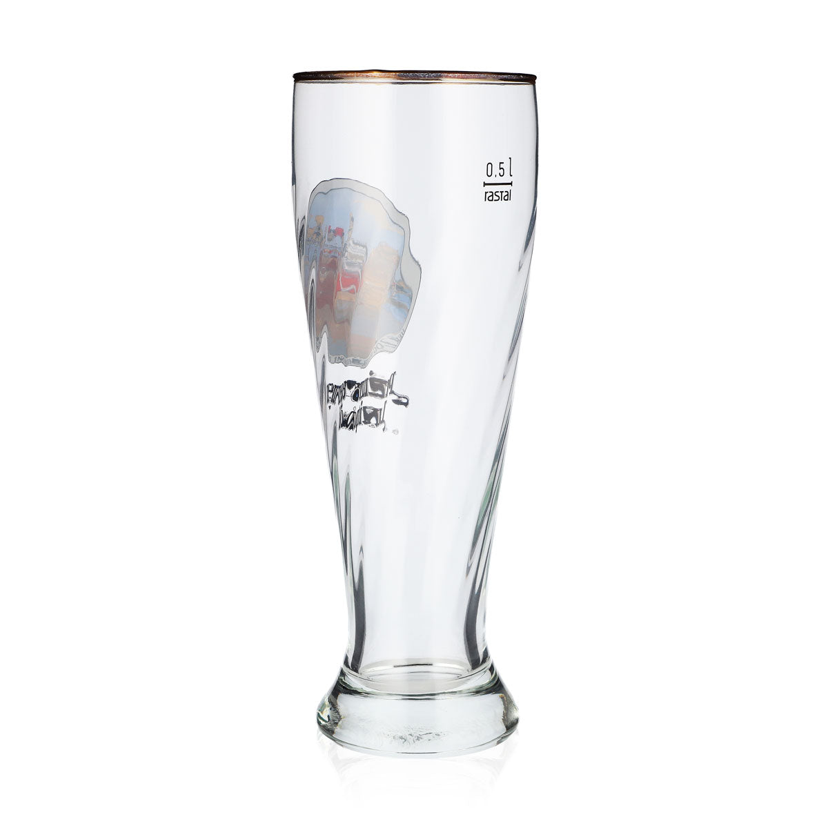 Luitpold Bier Glas 0,5l Weißbierglas Herzog Maximilian Bayern Rastal – Ansicht 3