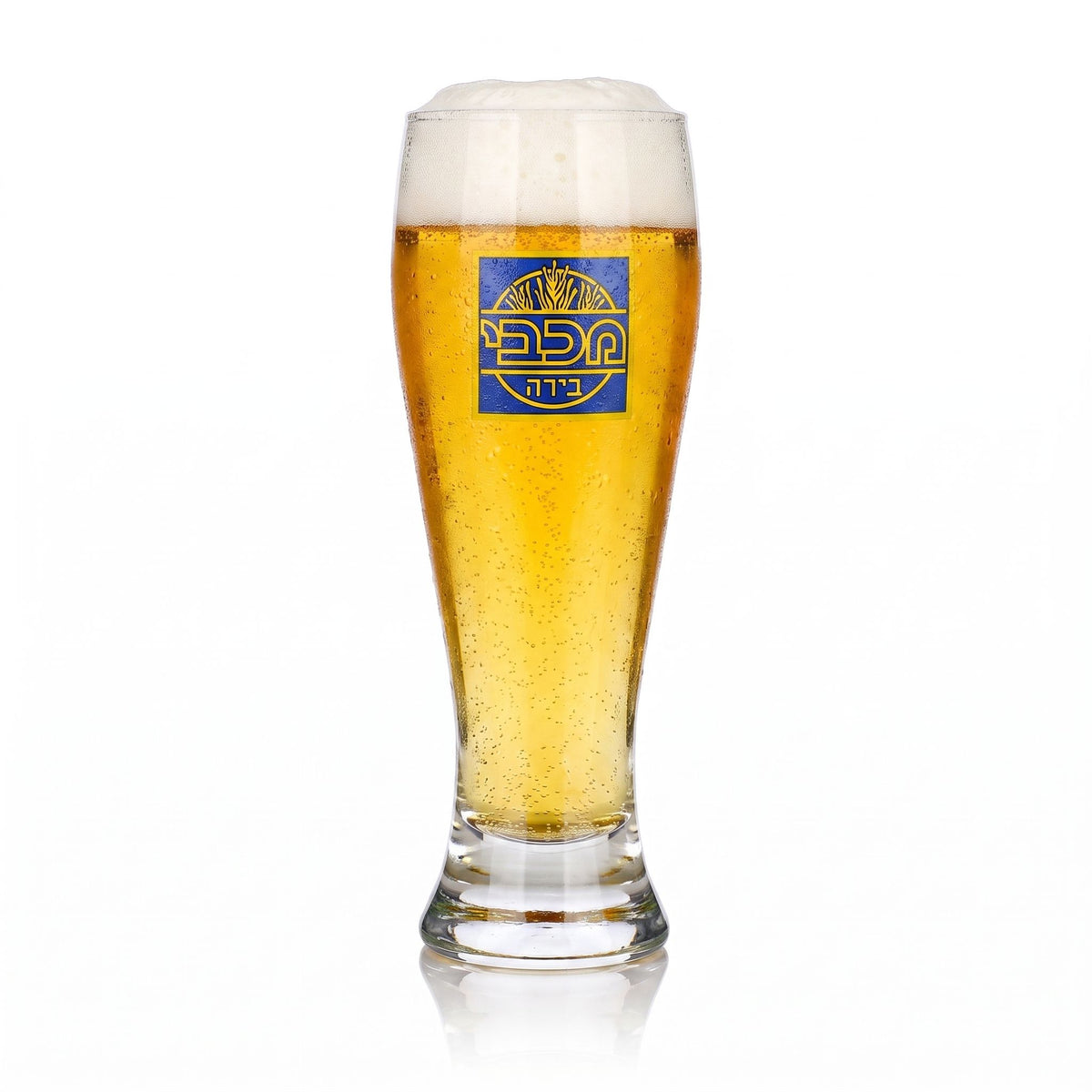 Maccabee Bier Glas 0,4l Pokal hebräisch