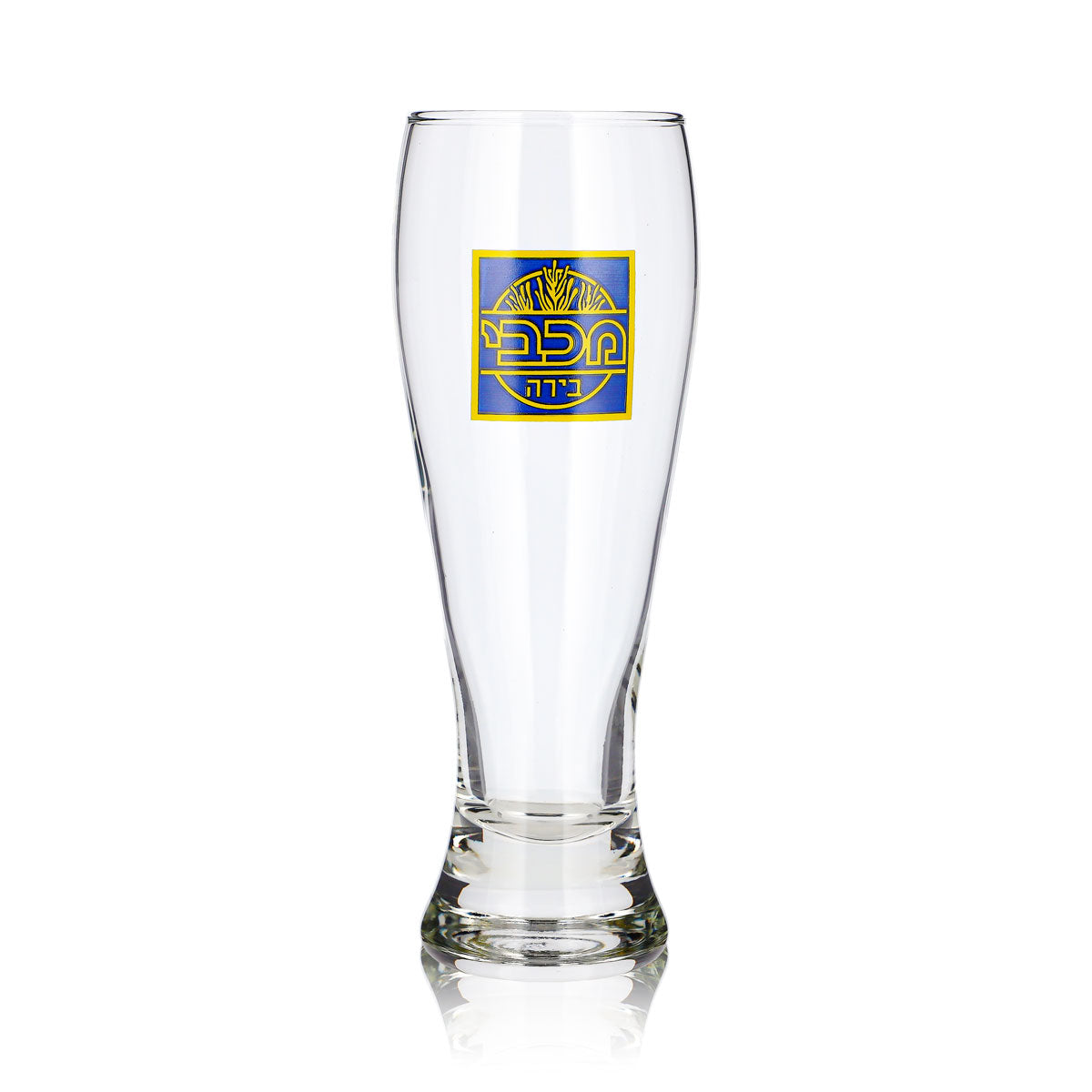 Maccabee Bier Glas 0,4l Pokal hebräisch – Ansicht 2