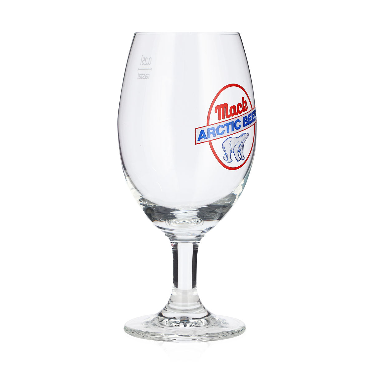 Mack Bier Glas 0,25l Pokal "Arctic Beer" Rastal Senator – Ansicht 2