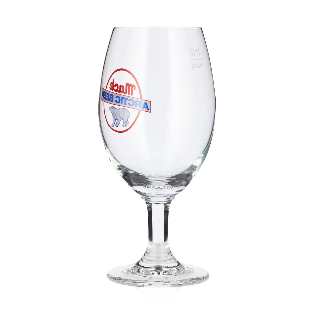 Mack Bier Glas 0,25l Pokal "Arctic Beer" Rastal Senator – Ansicht 3