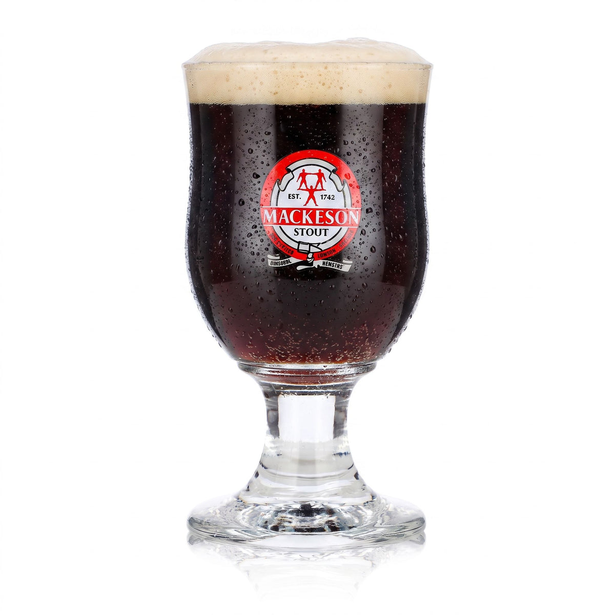 Mackeson Bier Glas 0,38l Pokal Maxim Durobor