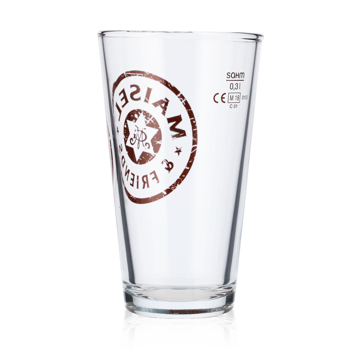 Maisel Weisse Biergläser Glas Willibecher Frankonia 0,3l braun satiniert – Ansicht 4