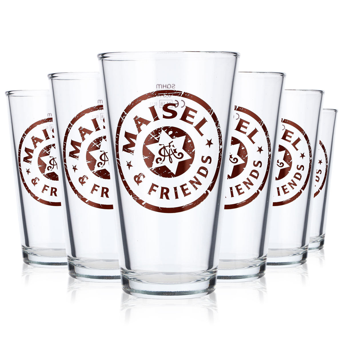 Maisel Weisse Biergläser Glas Willibecher Frankonia 0,3l braun satiniert – Ansicht 5