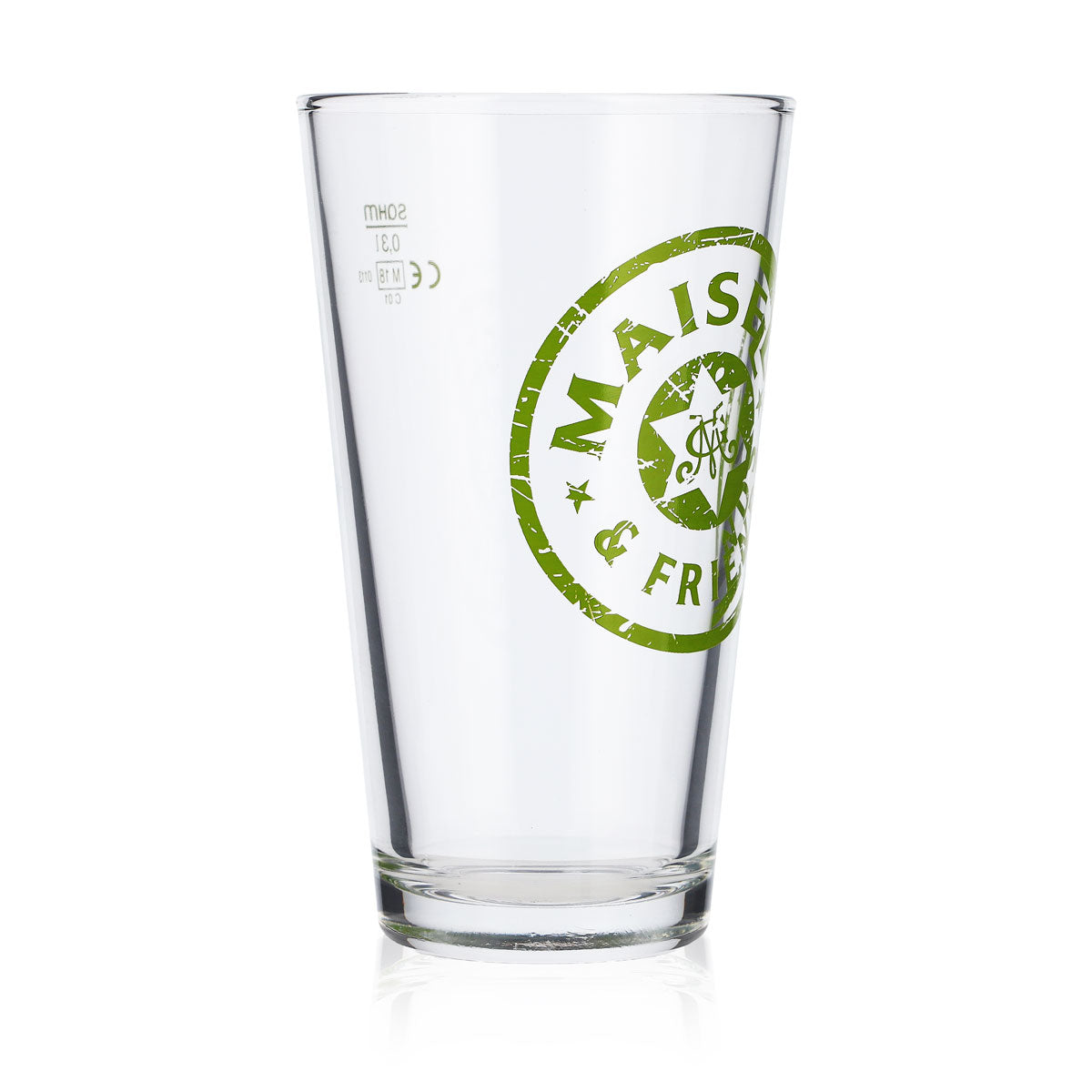 Maisel Weisse Biergläser Glas Willibecher Frankonia 0,3l weiß satiniert – Ansicht 3