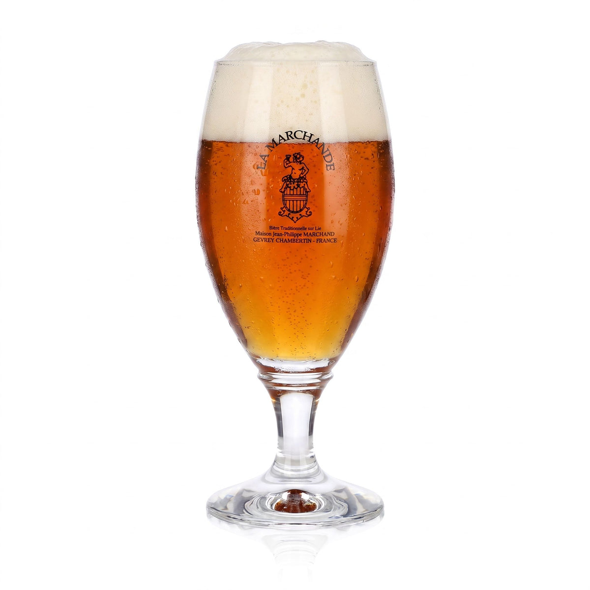 Maison Jean-Philippe Marchand Bier Glas 0,52l Pokal "La Marchande" Durobor