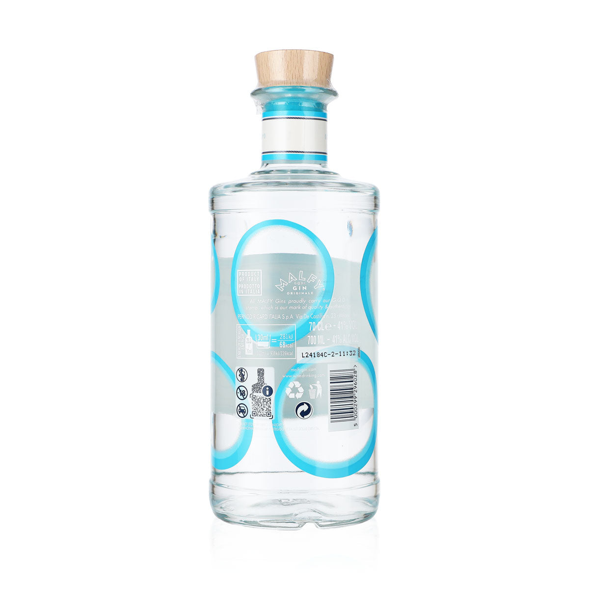 Malfy Gin Originale 0,7l 41% vol. Flasche Italien – Ansicht 3