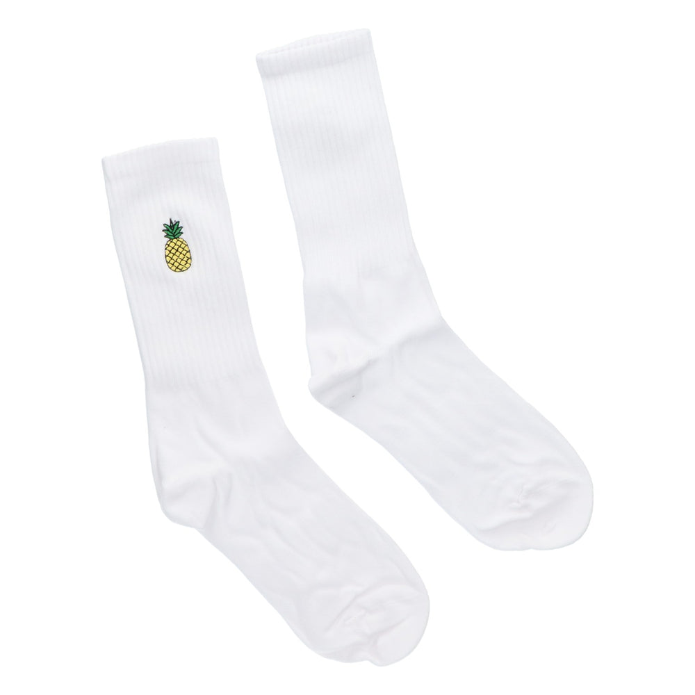 Malibu Socken Strümpfe Baumwolle Ananas Größe 38-45 Unisex Tennissocken Crew
