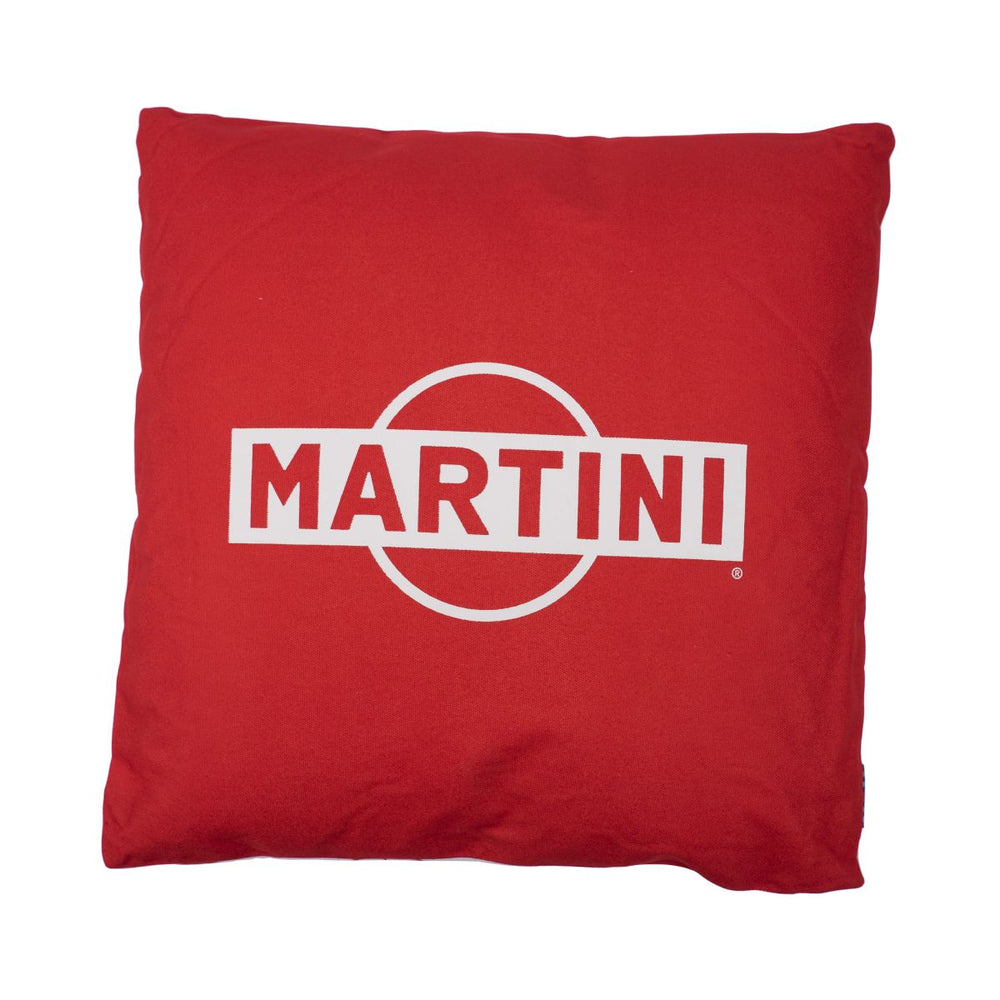 Martini Kissen 40x40cm Wendekissen Rot Weiß Deko Zierde Sofa Lounge Outdoor