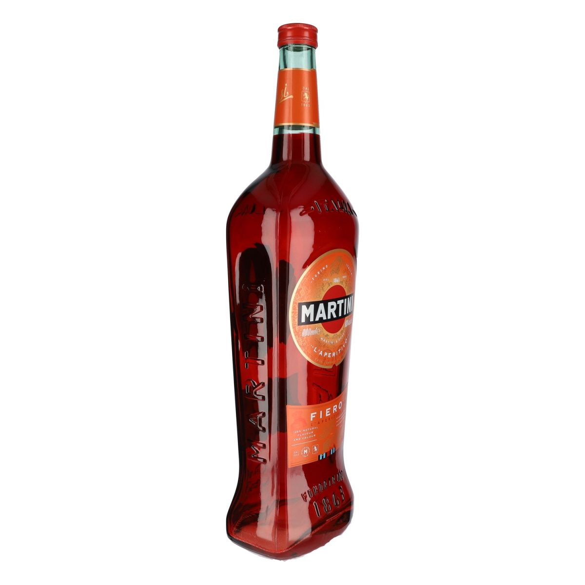 Martini Showflasche Dekoflasche Dummy LEER 3l Magnum Flasche Bardeko – Ansicht 2