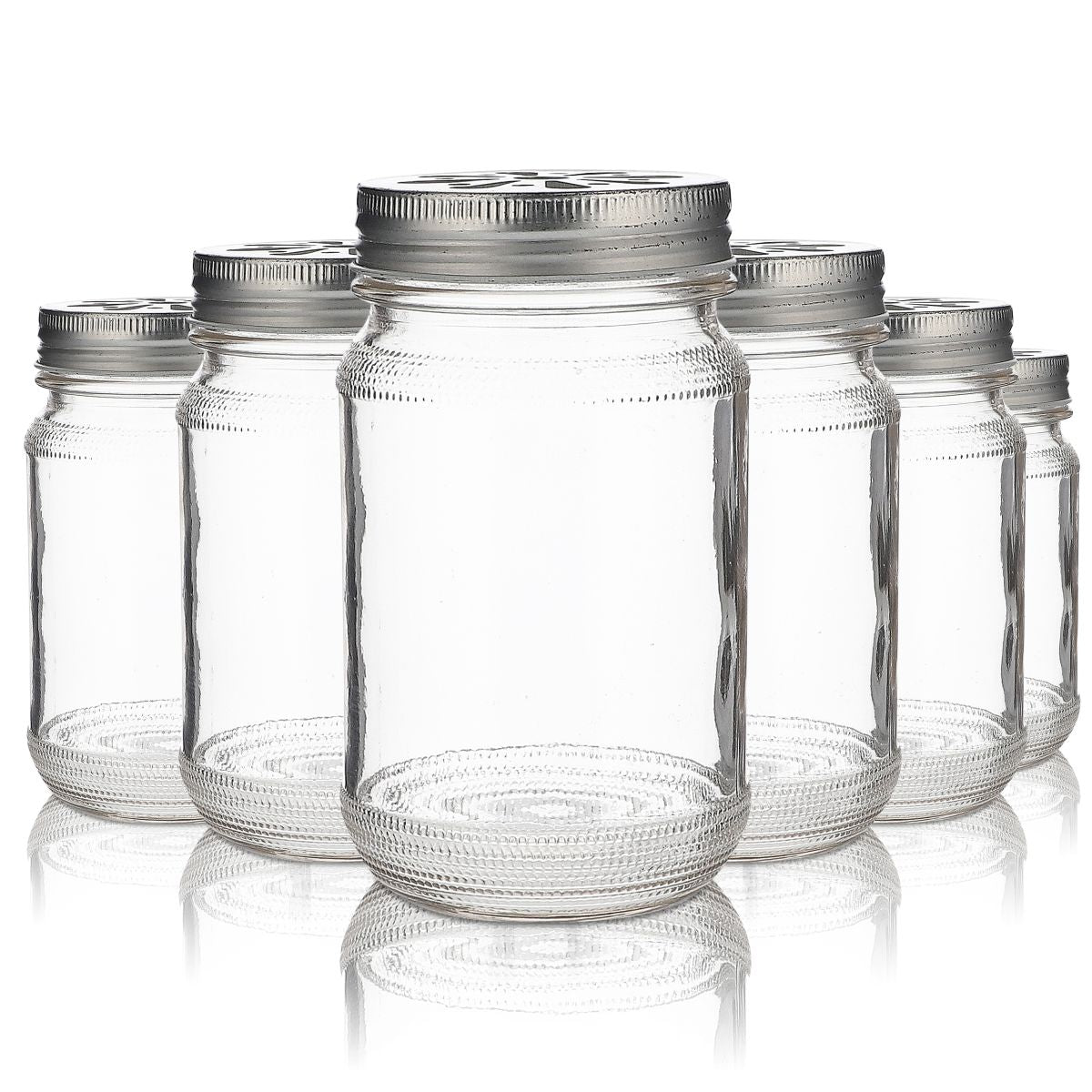 Masonjar Einmachglas Longdrinkglas 0,4l Mit Deckel Cocktail Aperitif Sommer Bar